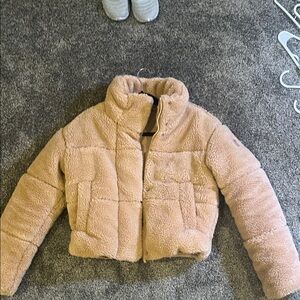 ALO Yoga Tan Teddy Jacket